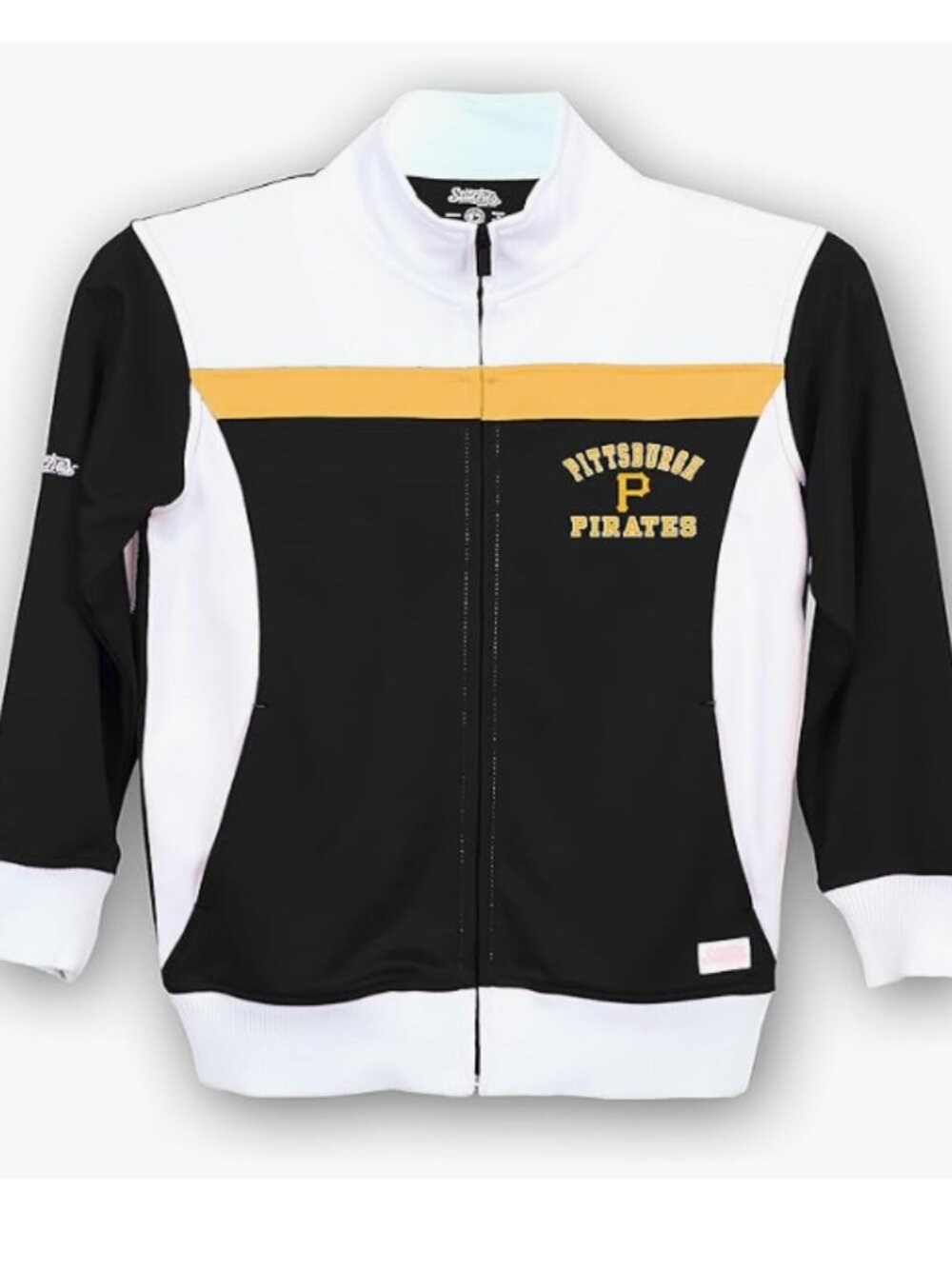 NEW Stitches MLB Pittsburgh Pirates Girls Track Jacket, X-Large, Black/White